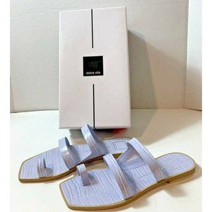 Dolce Vita Woman's Isala Slide Ons Blue size 10 New In Box